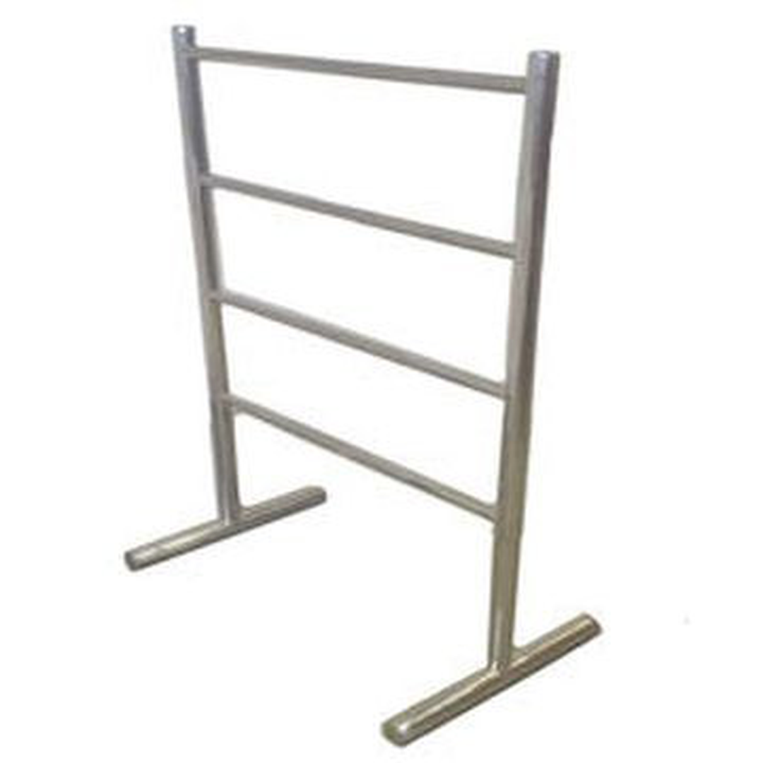Stunning Free Standing Towel Rail 600 X 900mm High Polished Stainless